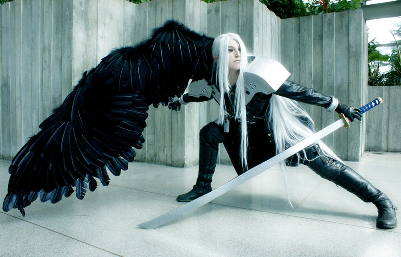 Illustration for article titled On Your Knees, I Want You To Beg for this Sephiroth Cosplay